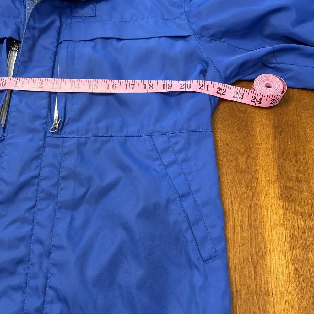 Gap‎ Boys Blue Hooded Zip Rain Jacket XXL 14-16